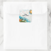 ハッピーサマー至サンフラワーズシー スクエアシール (バッグ)