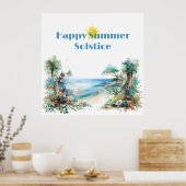 ハッピーサマー至2024日 ポスター (キッチン)