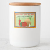 ハッピーサルサミックスパーソナライズされた フードラベル (正面)