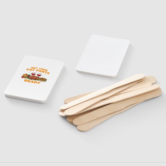 ハッピーサンクスギビングあなたの脂肪パンツ準備ができておもしろいディ ハンドファン (組立なし)