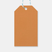 ハッピーサンクスギビングおもしろいトルコ顔 ギフトタグ (裏面)