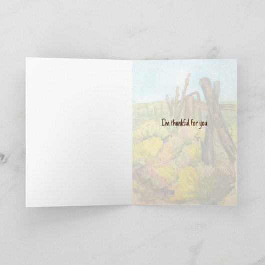 ハッピーサンクスギビングお気に入りのボーイフレンド カード (内部)