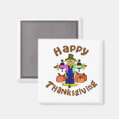 ハッピーサンクスギビングかかしマグネット マグネット (正面/裏面)