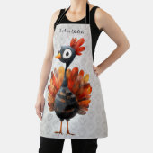 ハッピーサンクスギビングかわいいカラフルベビートルコ エプロン (インサイチュ)