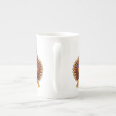 ハッピーサンクスギビングかわいいトルコ旅行 ボーンチャイナマグカップ (裏面)