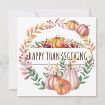 ハッピーサンクスギビングのカボチャリース