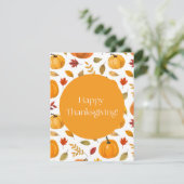 ハッピーサンクスギビングのグリーティングカード シーズンカード (スタンド正面)