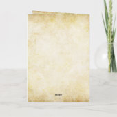 ハッピーサンクスギビングのグリーティングカード シーズンカード (裏面)