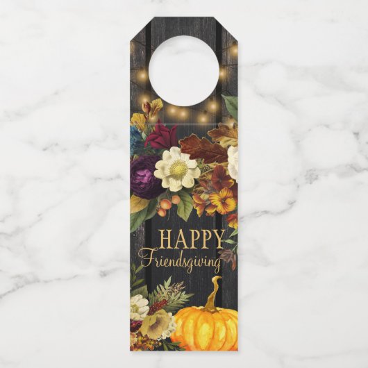 ハッピーサンクスギビングのフレンドサイクリング秋 ボトルネックタグ (正面)
