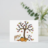 ハッピーサンクスギビングのポストカード シーズンポストカード (スタンド正面)