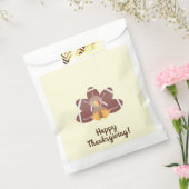 ハッピーサンクスギビングの七面鳥の羽 フェイバーバッグ (封をした状態)