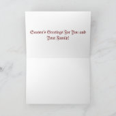 ハッピーサンクスギビングの折り畳みカード サンキューカード (内部)