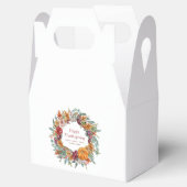 ハッピーサンクスギビングウォーターカラー秋パンプキンリース フェイバーボックス (オープン)