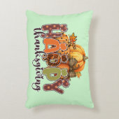 ハッピーサンクスギビングカボチャ アクセントクッション (正面(垂直))