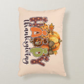 ハッピーサンクスギビングカボチャ アクセントクッション (正面(垂直))