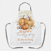 ハッピーサンクスギビングカボチャ エプロン (正面)