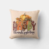 ハッピーサンクスギビングカボチャ クッション (正面)