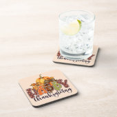 ハッピーサンクスギビングカボチャ コースター (右側)