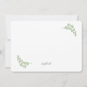 ハッピーサンクスギビングカボチャ 招待状 (裏面)