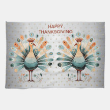 ハッピーサンクスギビングカラフルターキーゴールデンスターズ