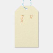 ハッピーサンクスギビングカラフル紅葉 ギフトタグ (裏面)