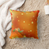 ハッピーサンクスギビングカラフル紅葉 クッション (ブランケット)