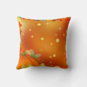 ハッピーサンクスギビングカラフル紅葉 クッション (裏面)