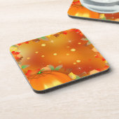 ハッピーサンクスギビングカラフル紅葉 コースター (左側)