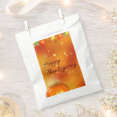ハッピーサンクスギビングカラフル紅葉 フェイバーバッグ (クリップ留めされた状態)