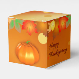 ハッピーサンクスギビングカラフル紅葉 フェイバーボックス