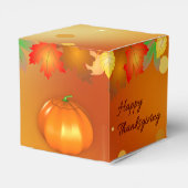 ハッピーサンクスギビングカラフル紅葉 フェイバーボックス (裏面サイド)