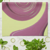 ハッピーサンクスギビングゴールデンイエローワイルデザイン.png キッチンタオル (折り畳み)