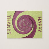 ハッピーサンクスギビングゴールデンイエローワイルデザイン.png ジグソーパズル (横)