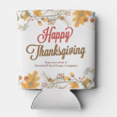 ハッピーサンクスギビングシック紅葉会社パーティー 缶クーラー (裏面)