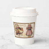 ハッピーサンクスギビングジョイヴィンテージトルコ 紙コップ (正面)