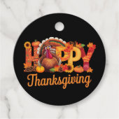 ハッピーサンクスギビングターキーズ秋 フェイバータグ (正面)