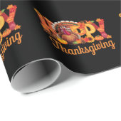 ハッピーサンクスギビングターキーズ秋 ラッピングペーパー (ロールコーナー)