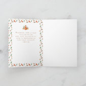 ハッピーサンクスギビングデイオータムハウスドアパンプキン シーズンカード (内部)