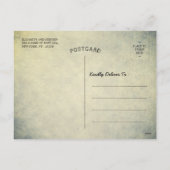 ハッピーサンクスギビングデイターキーパンプキンズ紅葉 シーズンポストカード (裏面)