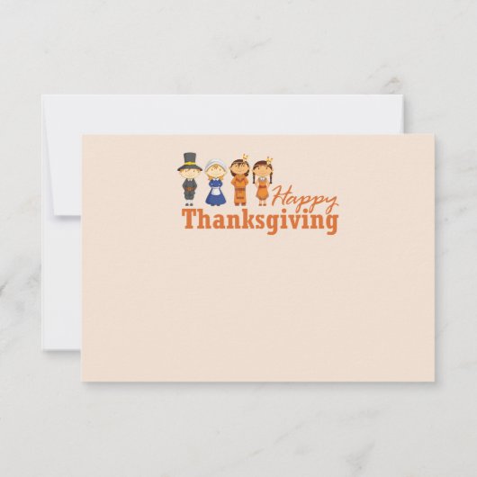 ハッピーサンクスギビングデイトルコ 招待状 (裏面)