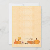 ハッピーサンクスギビングデイホリデーカード シーズンカード (裏面)