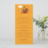 ハッピーサンクスギビングトルコテーマ メニュー (スタンド正面)