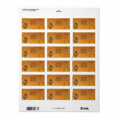 ハッピーサンクスギビングトルコ住所 シール (フルシート)