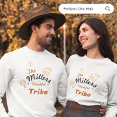 ハッピーサンクスギビングトルコ秋懇親会ファミリー スウェットシャツ