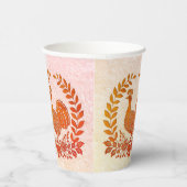 ハッピーサンクスギビングトルコ紙カップ 紙コップ (右)