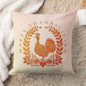 ハッピーサンクスギビングトルコ装飾用クッション クッション (ブランケット)