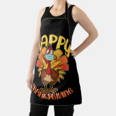 ハッピーサンクスギビングトルコ顔マスク検疫 エプロン (インサイチュ)