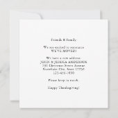 ハッピーサンクスギビングニューホームカボプキンホリデームービング 案内状 (裏面)