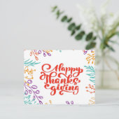 ハッピーサンクスギビングハガキ シーズンポストカード (スタンド正面)