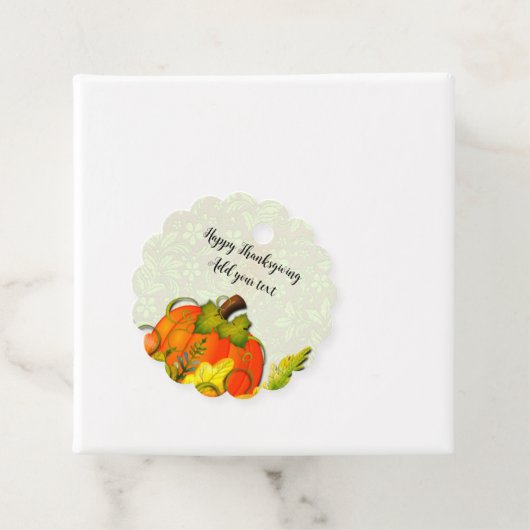 ハッピーサンクスギビングパンプキ葉ン秋フェスティバル フェイバータグ (インサイチュ)